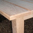English oak garden table